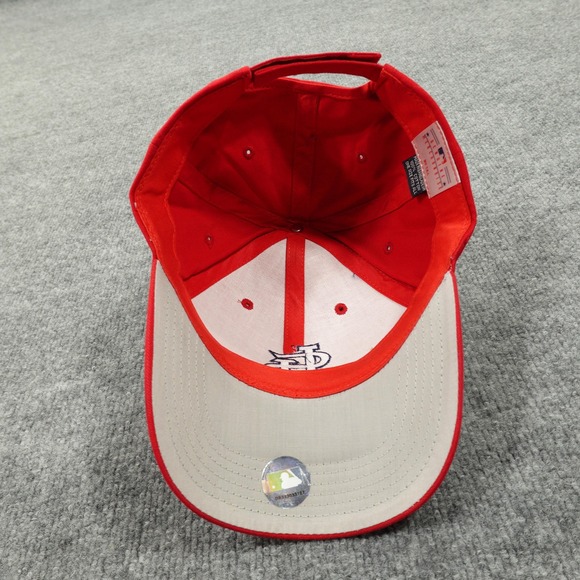 St. Louis Cardinals Hat Cap Strap Back Red One Size MLB Baseball Mens - Picture 5 of 9
